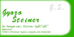 gyozo steiner business card